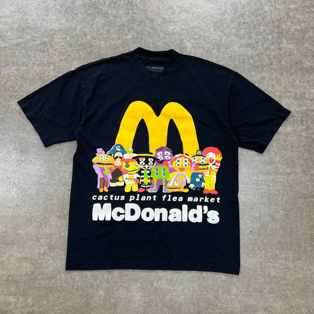 CPFM T-Shirt "MCDONALDS APPLE PIE" Black Used Size L