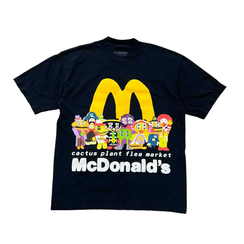 CPFM T-Shirt "MCDONALDS APPLE PIE" Black Used Size L