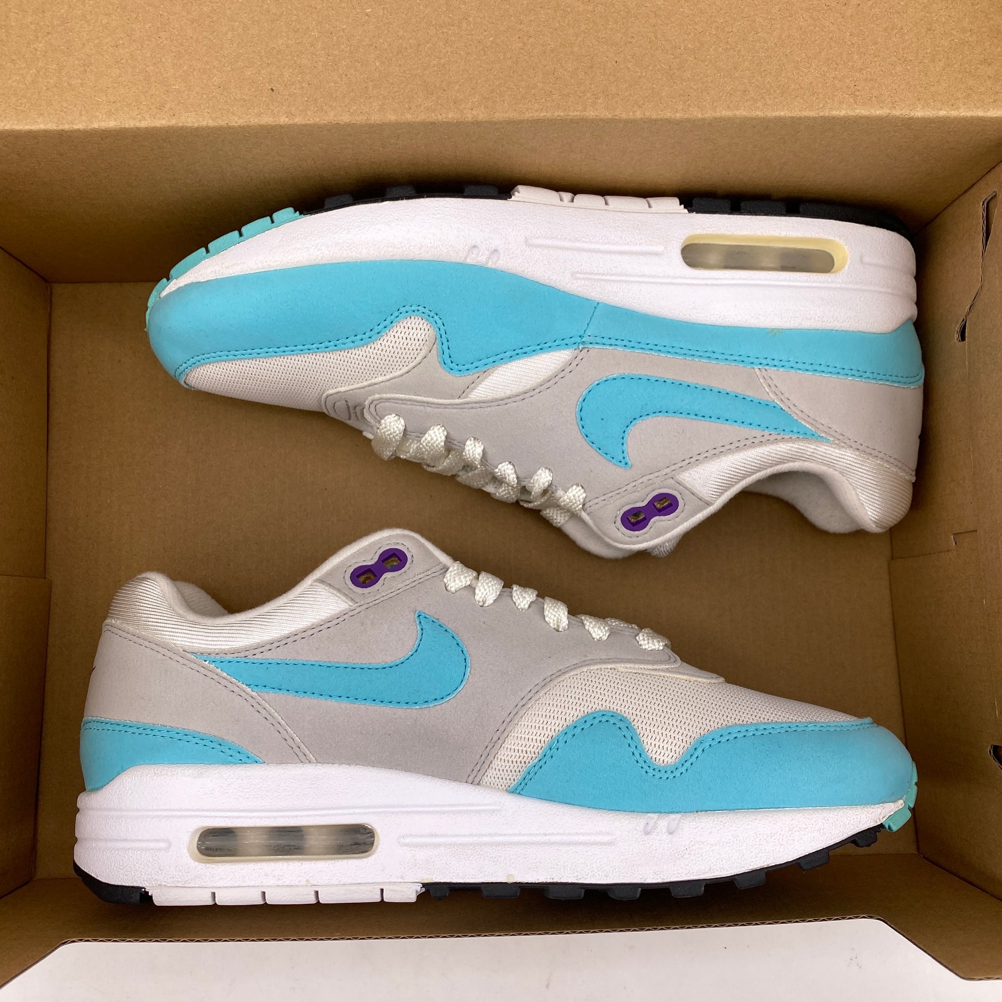 Nike Air Max 1 "Anniversary Aqua" 2018 Used Size 6.5