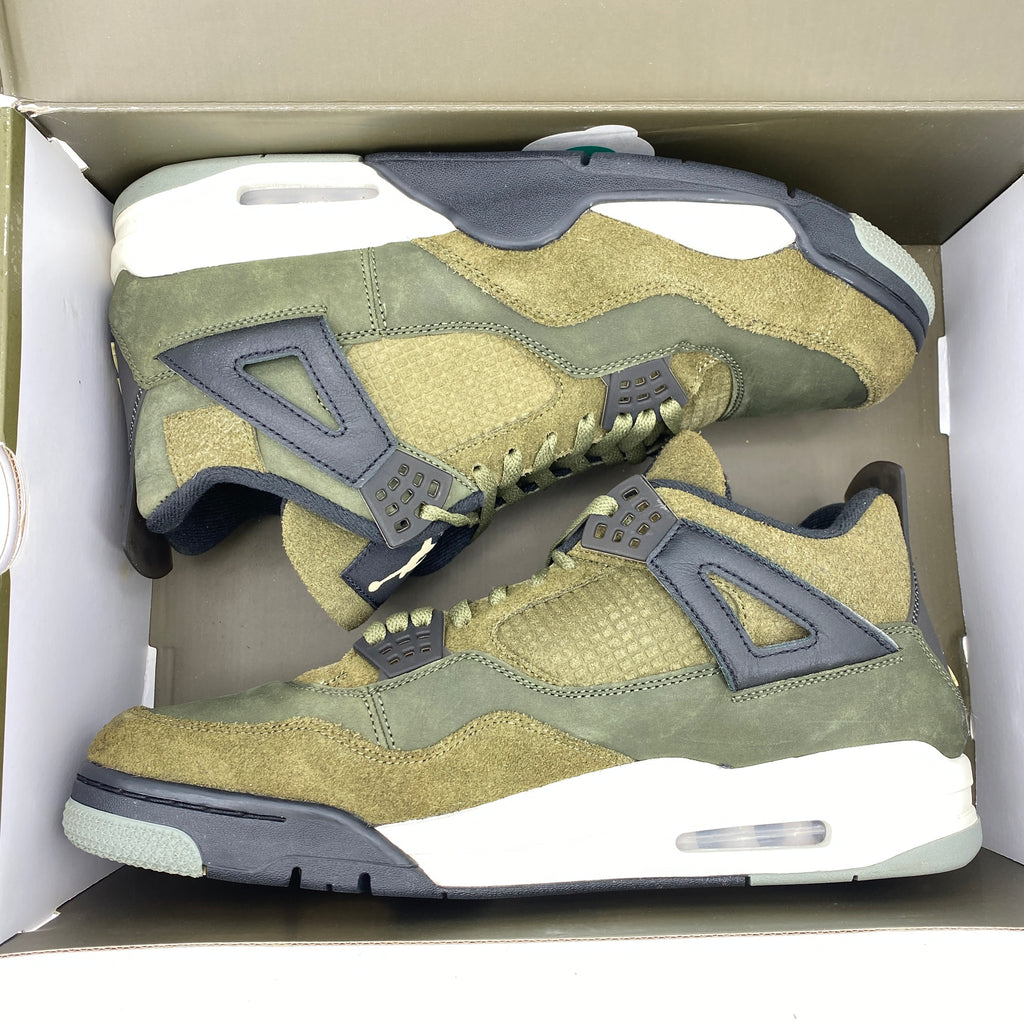 Air Jordan 4 Retro "Medium Olive" 2023 Used Size 13