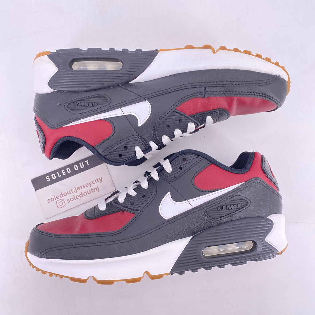 Nike (GS) Air Max 90 "Black Team Red" 2023 Used Size 7Y