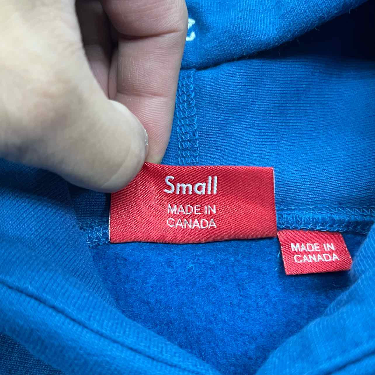 Supreme Hoodie &quot;BOX LOGO&quot; Blue Used Size S