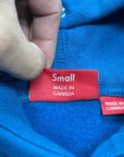 Supreme Hoodie "BOX LOGO" Blue Used Size S