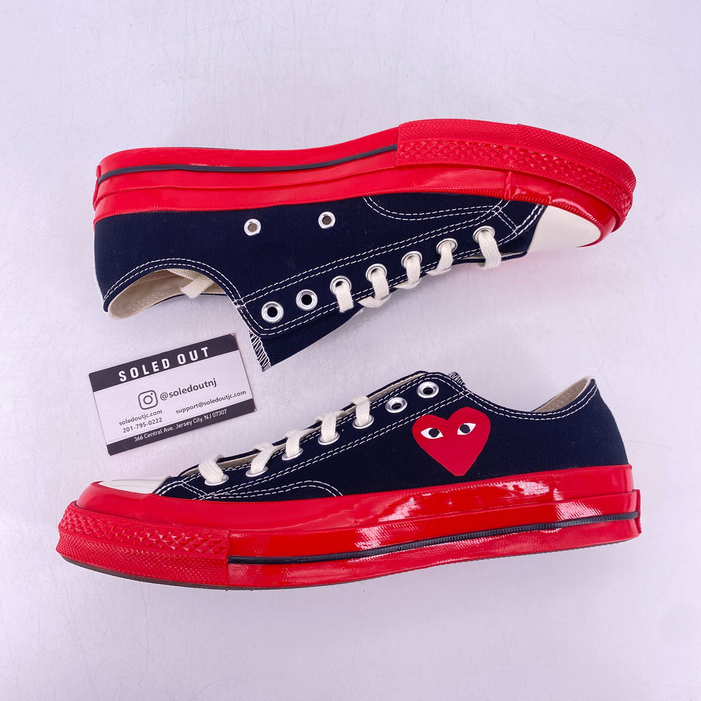 Converse All Star 70 Ox "Cdg Red Midsole"  New Size 9