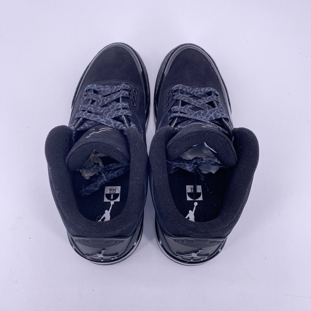 Air Jordan 3 Retro "Black Cat" 2025 New Size 8