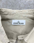 Stone Island Button Up "PATCH" Khaki Used Size 2XL