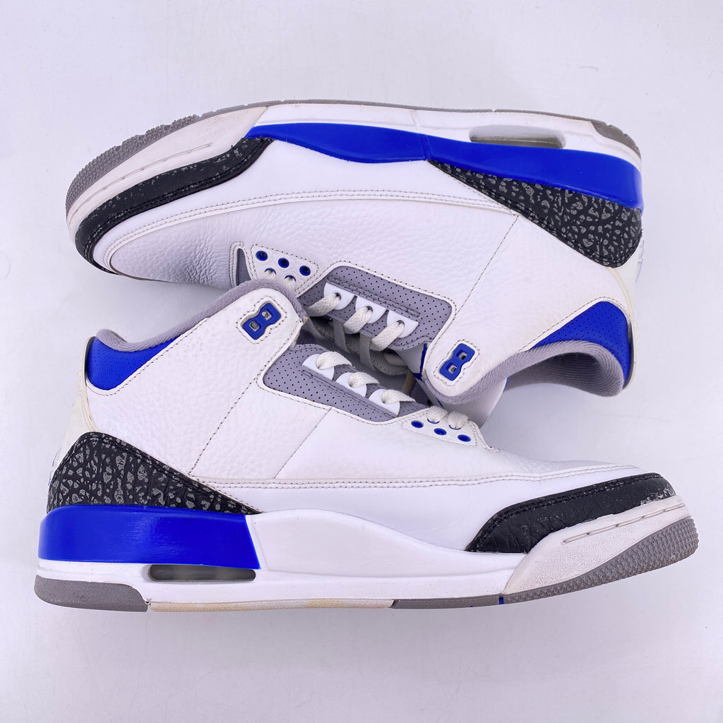 Air Jordan 3 Retro "Racer Blue" 2021 Used Size 12