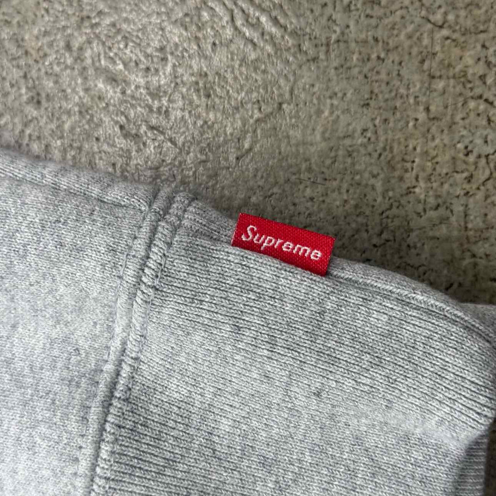 Supreme Hoodie "KNIT LOGO" Grey New Size S