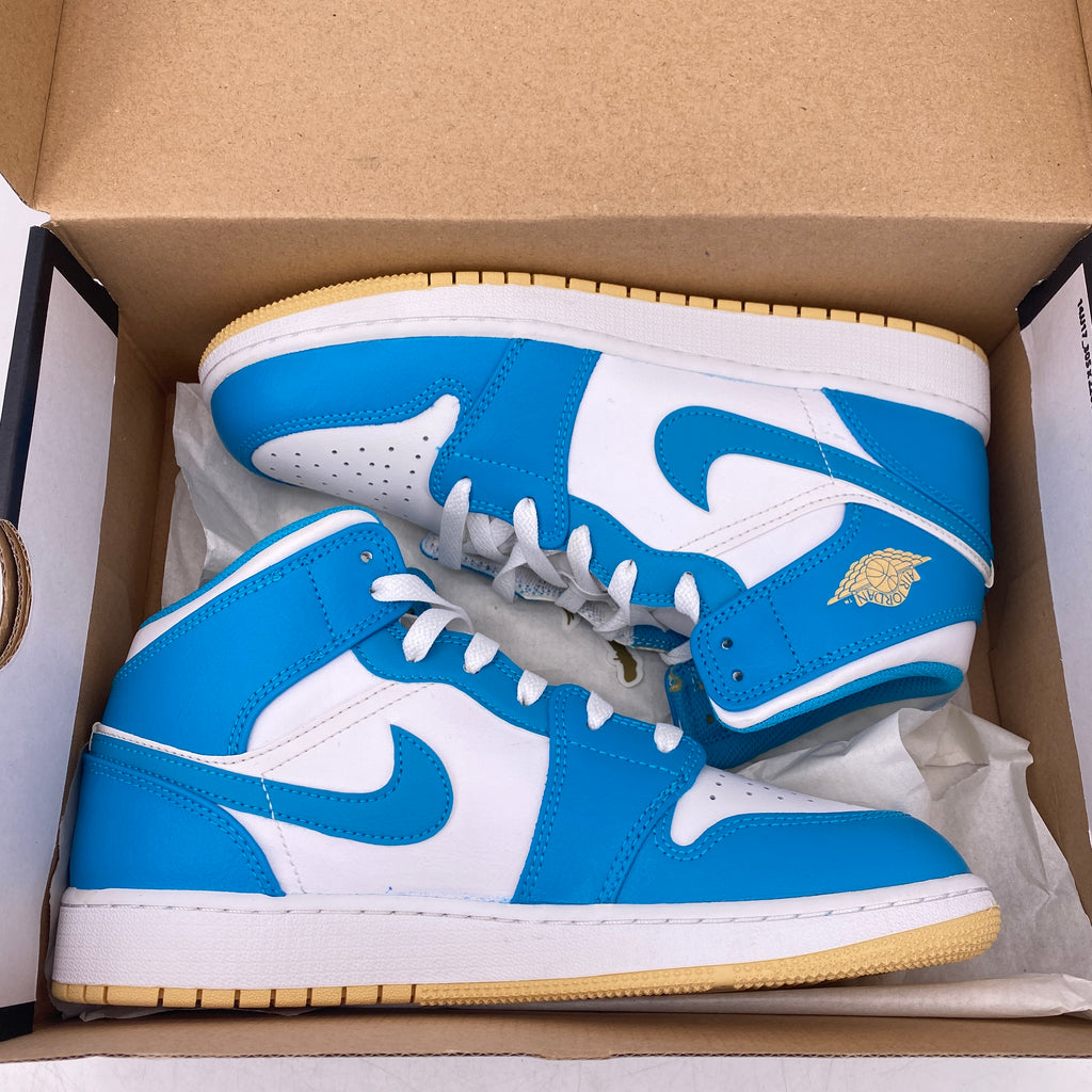 Air Jordan (GS) 1 Mid "Aquatone" 2023 New Size 7Y