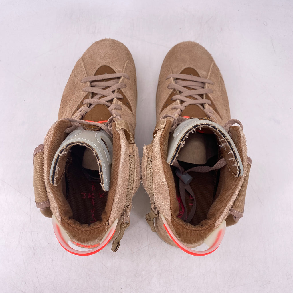 Air Jordan 6 Retro "Travis Scott British Khaki" 2021 Used Size 11