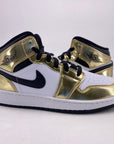 Air Jordan (GS) 1 Mid "Metallic Gold" 2020 New Size 6.5Y