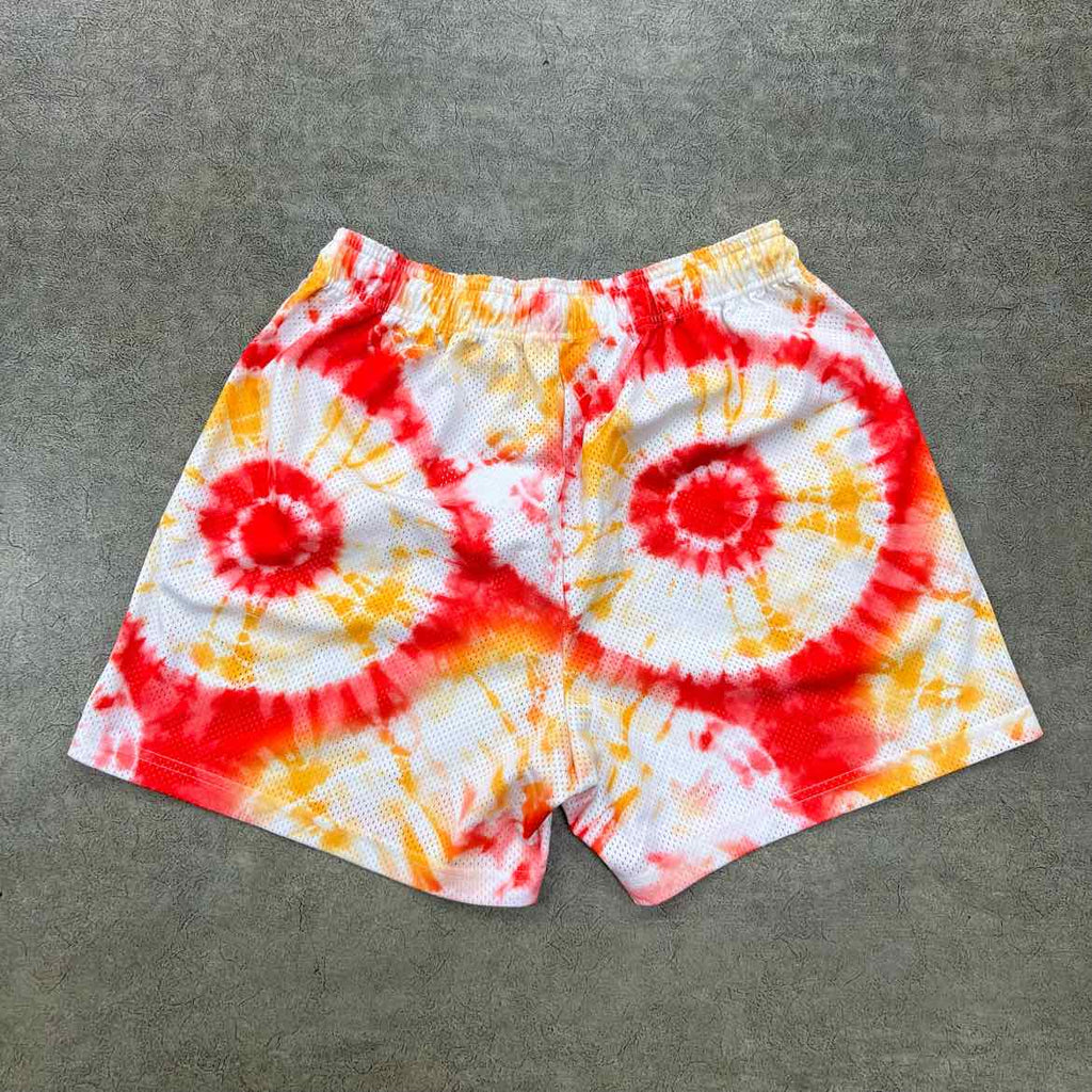 Eric Emanuel Mesh Shorts "TIE DYE" Multi-Color Used Size 2XL