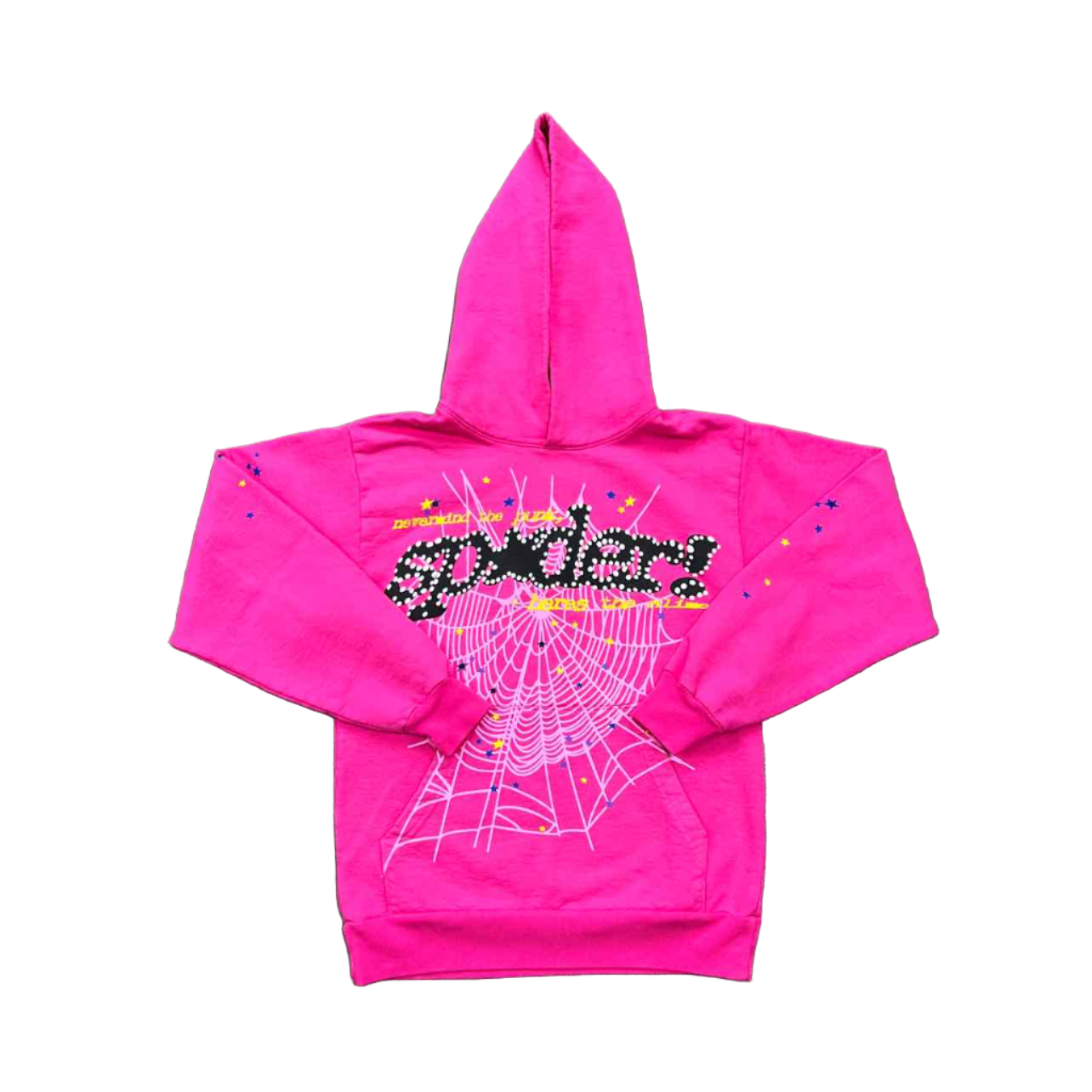 Sp5der Hoodie "P*NK" Pink New Size L