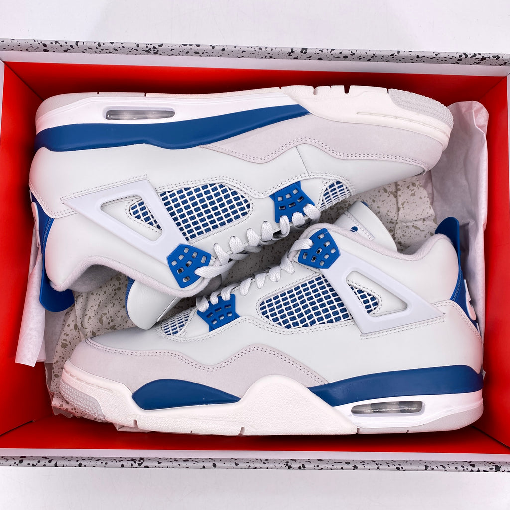 Air Jordan 4 Retro "Military Blue" 2024 New Size 11