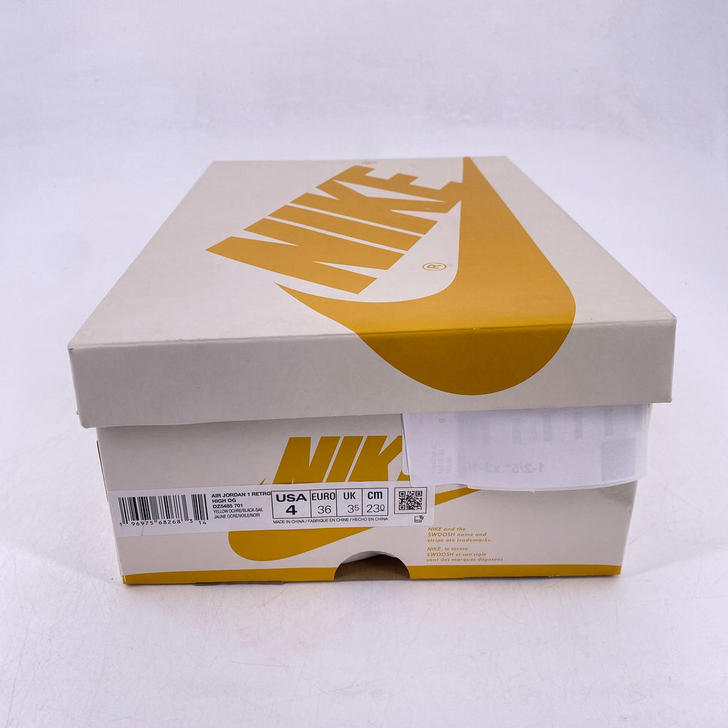 Air Jordan 1 Retro High OG "Yellow Ochre" 2024 New Size 4