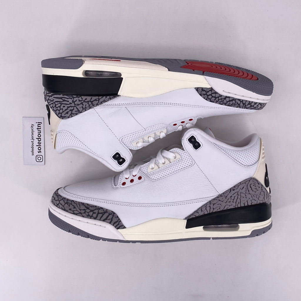 Air Jordan 3 Retro "White Cement" 2023 New Size 12.5