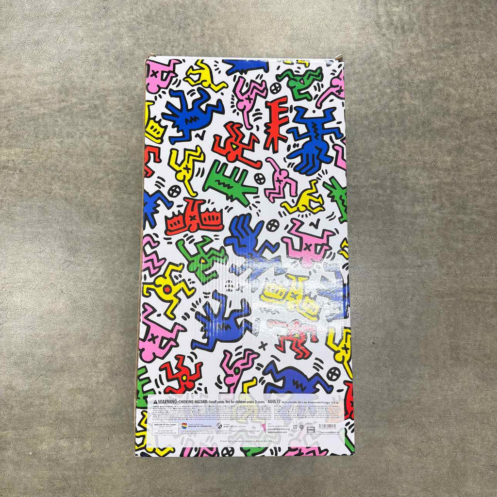 Bearbrick Figure "KEITH HARING #9" Used Multi-Color Size 1000%