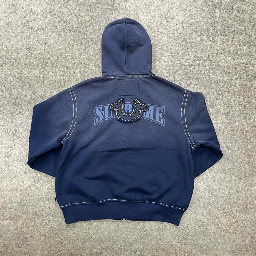 Supreme Zip Up Navy "TRUE RELIGION FW25" New Size S