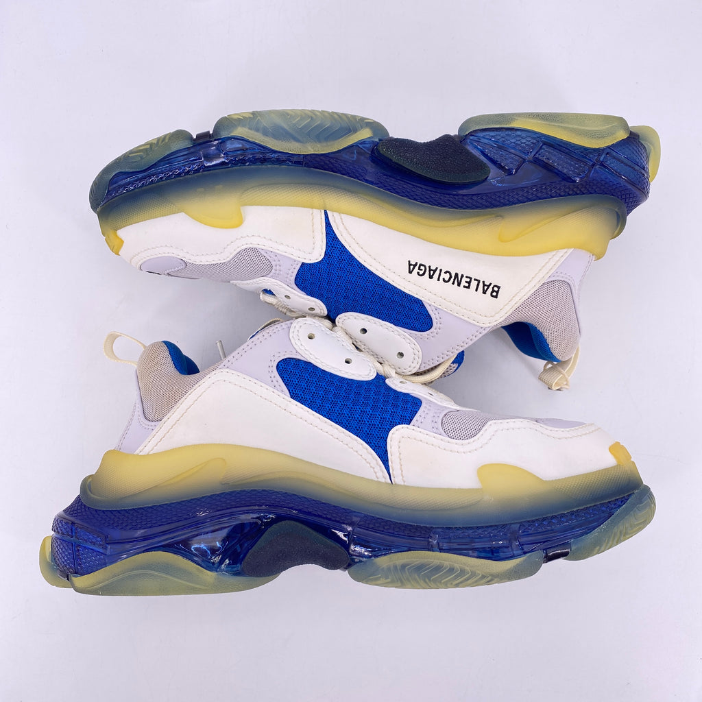 Balenciaga Triple S "White Blue"  New Size 40