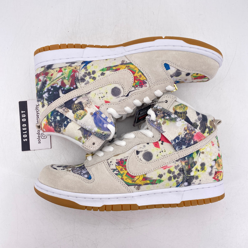 Nike SB Dunk High "Supreme Rammellzee" 2023 Used Size 10.5