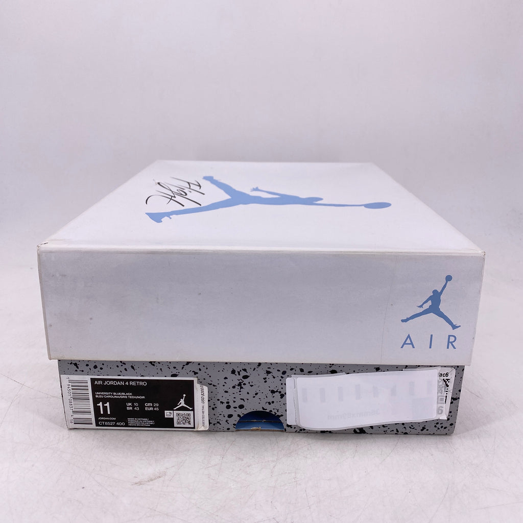 Air Jordan 4 Retro "University Blue" 2021 New Size 11