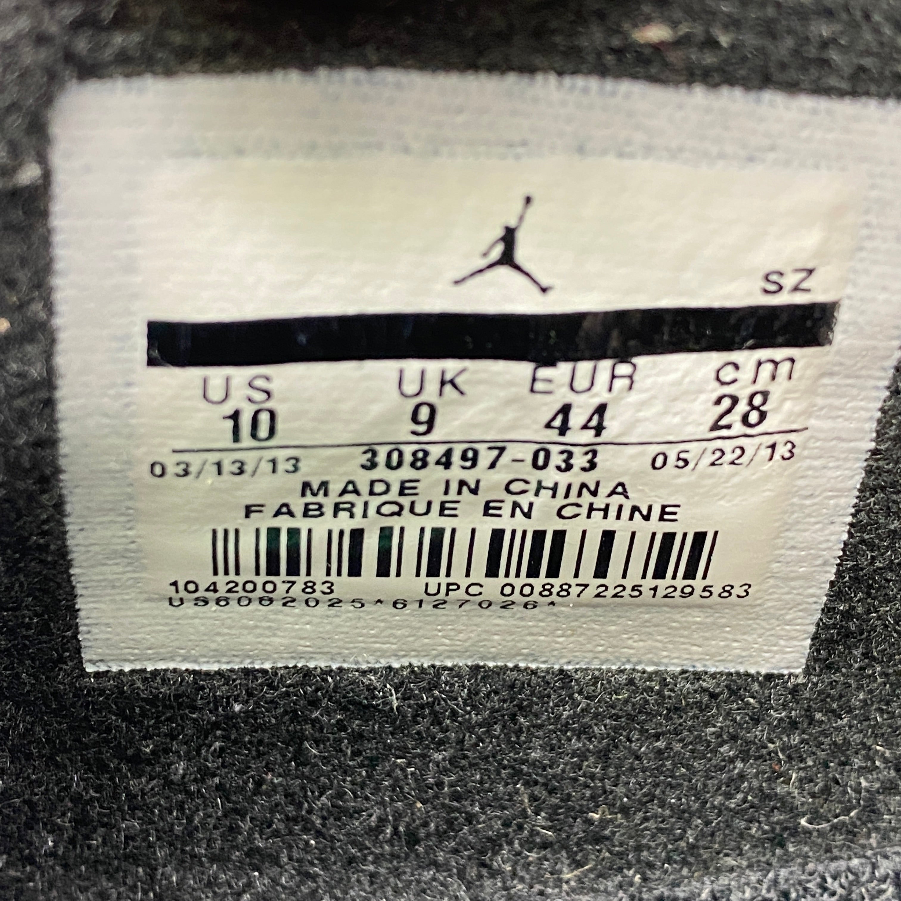 Air Jordan 4 Retro &quot;Green Glow&quot; 2013 Used Size 10
