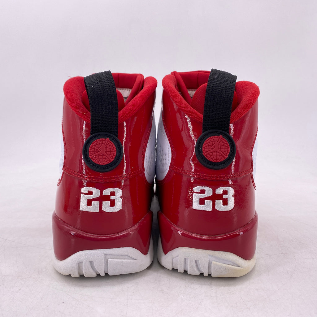 Air Jordan 9 Retro "White Gym Red" 2019 Used Size 9.5
