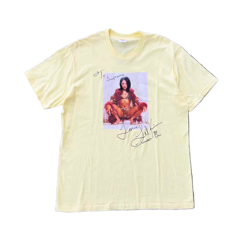 Supreme T-Shirt "LIL KIM" Pale Yellow Used Size M