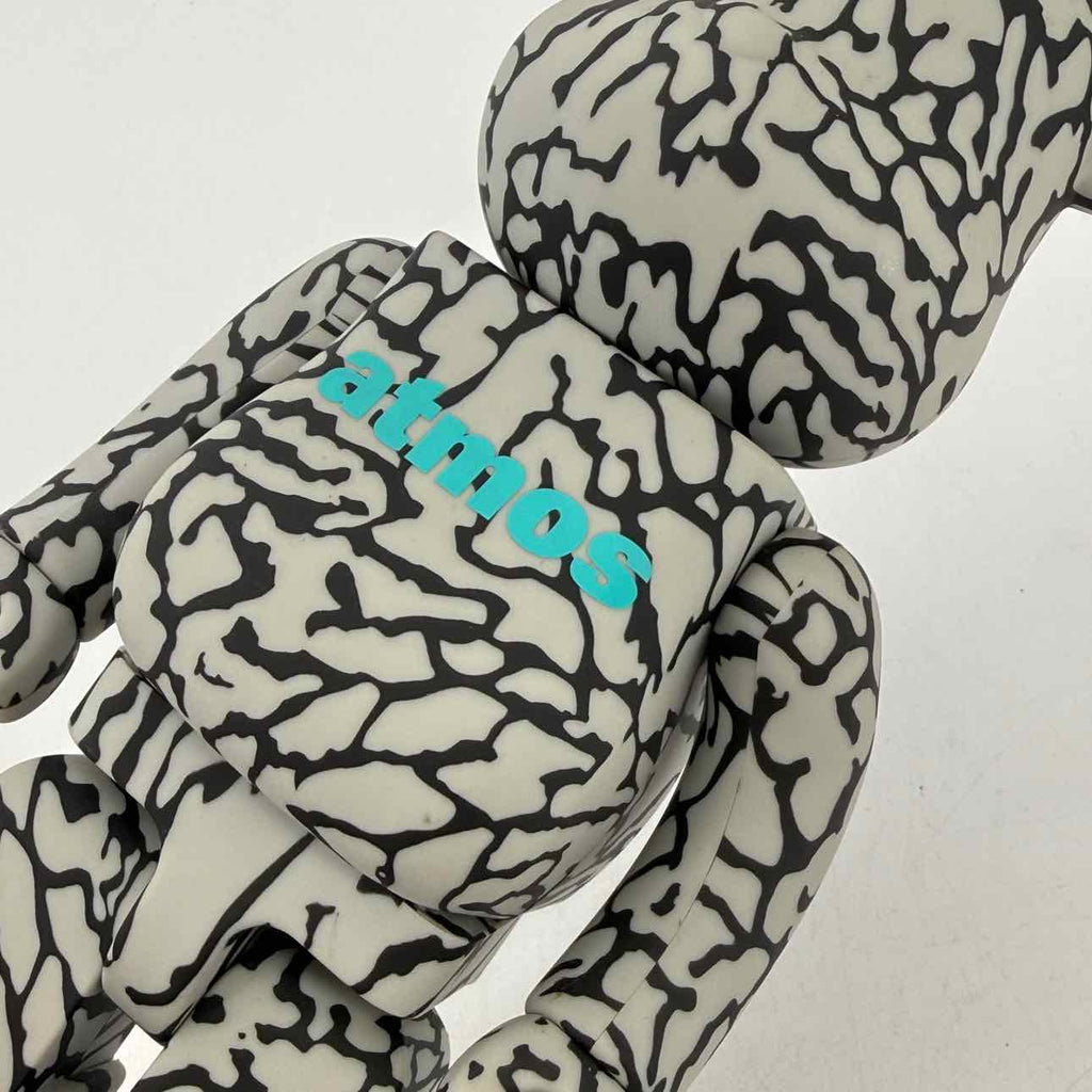 Bearbrick Figure "ATMOS" Used Grey Size 100%/400%