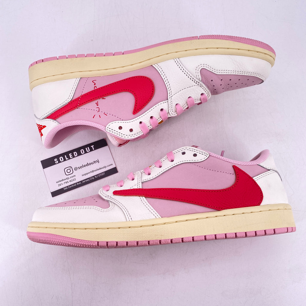 Air Jordan 1 Low OG SP "Travis Scott Sail Tropical Pink" 2026 Used Size 9.5