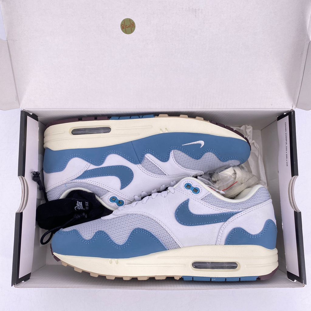 Nike Air Max 1 / Patta "Waves Aqua" 2021 New Size 8.5