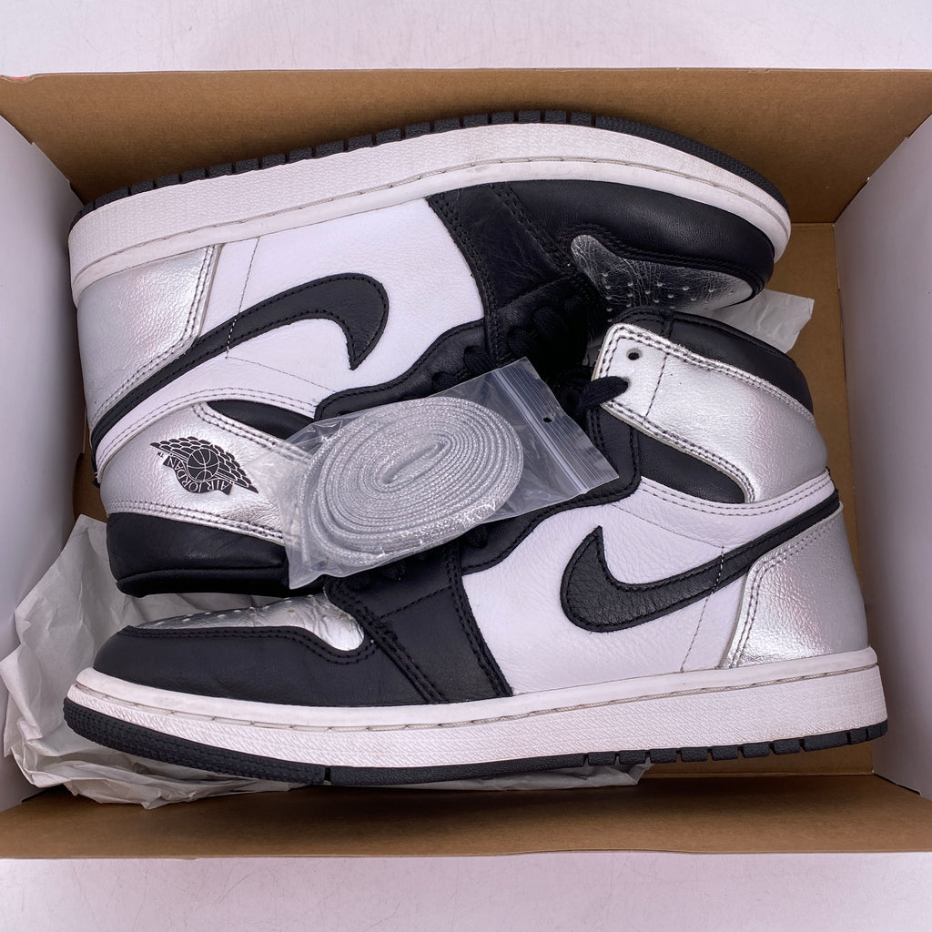 Air Jordan (W) 1 Retro High OG "Silver Toe" 2021 Used Size 7.5W