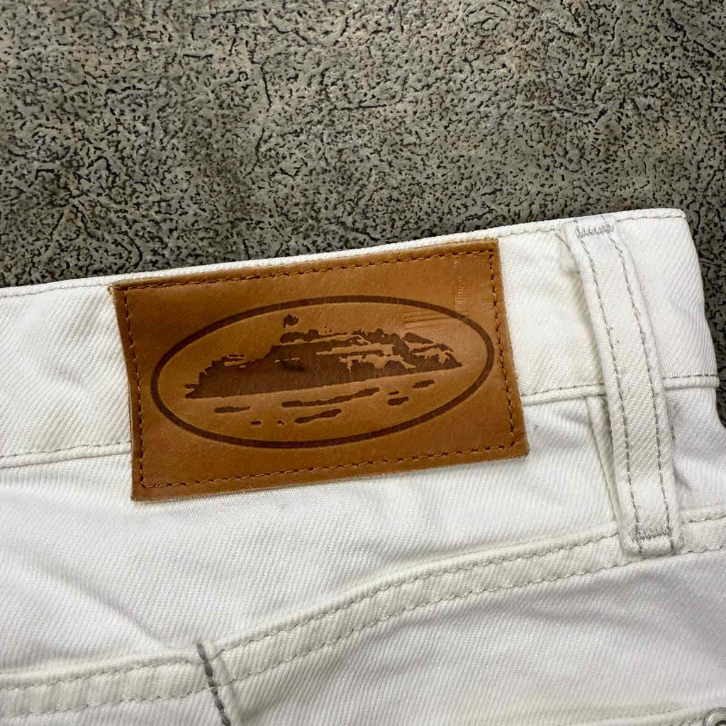 Corteiz Jeans "C-STAR" White Used Size M
