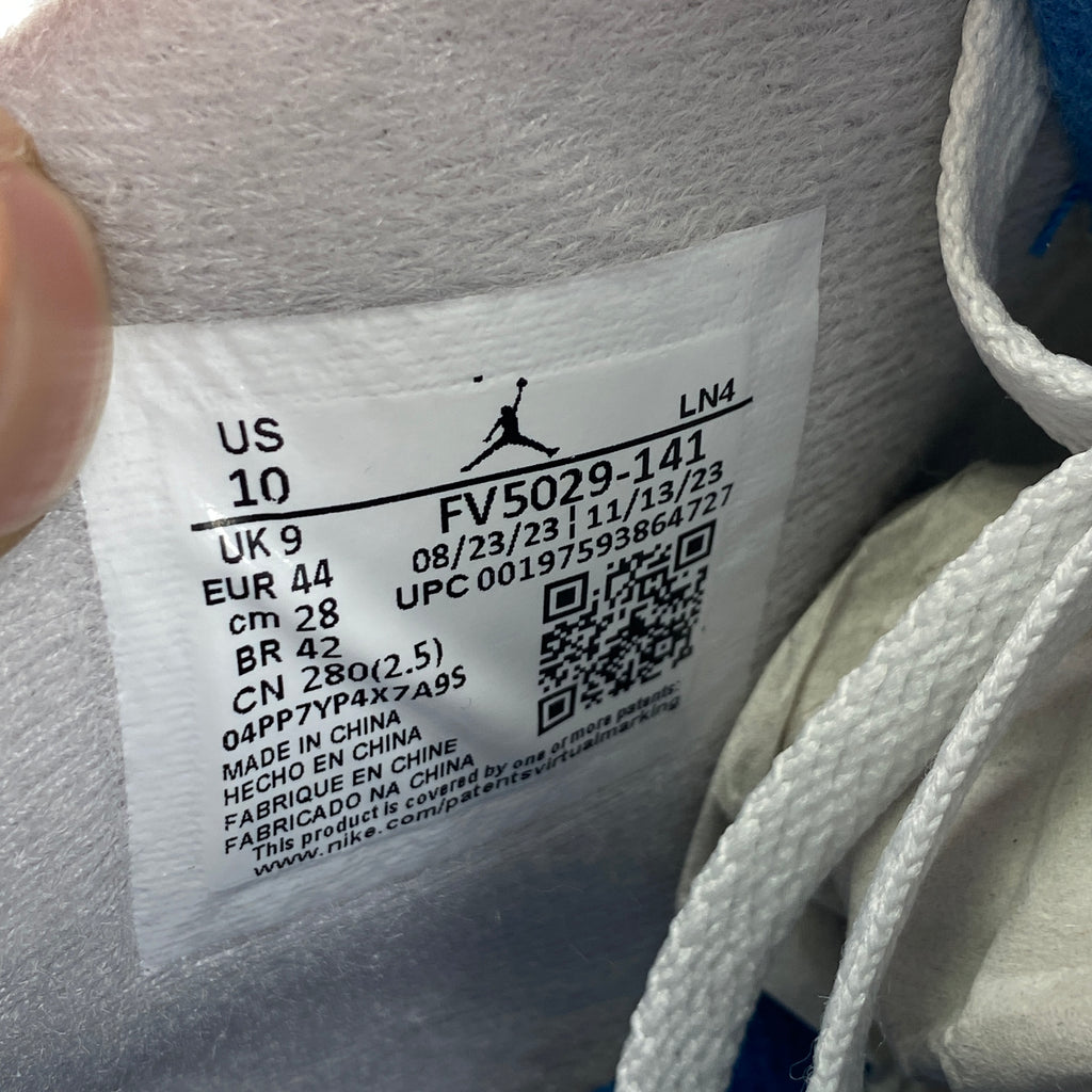 Air Jordan 4 Retro "Military Blue" 2024 New Size 10