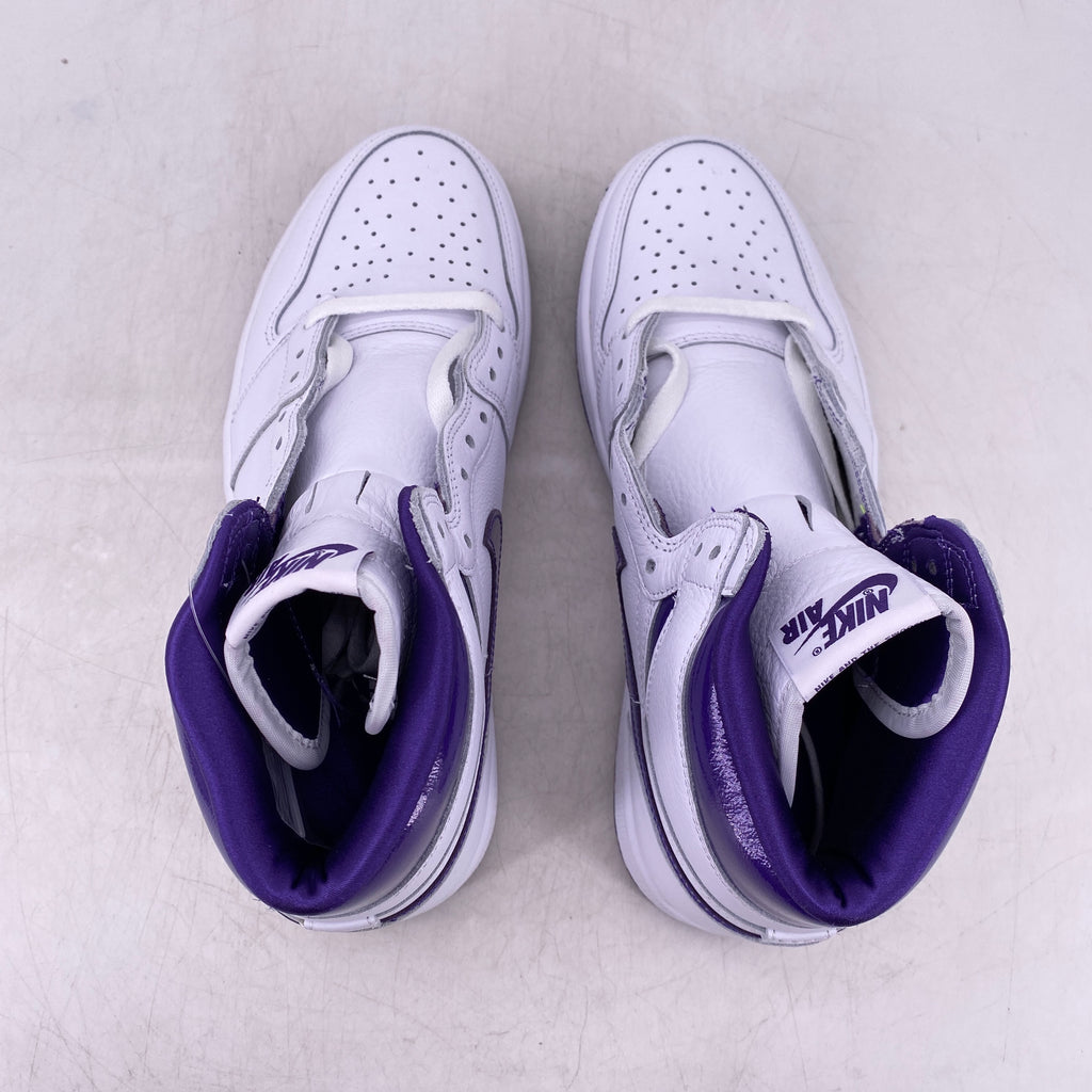 Air Jordan (W) 1 Retro High OG "Court Purple" 2021 New Size 9.5W