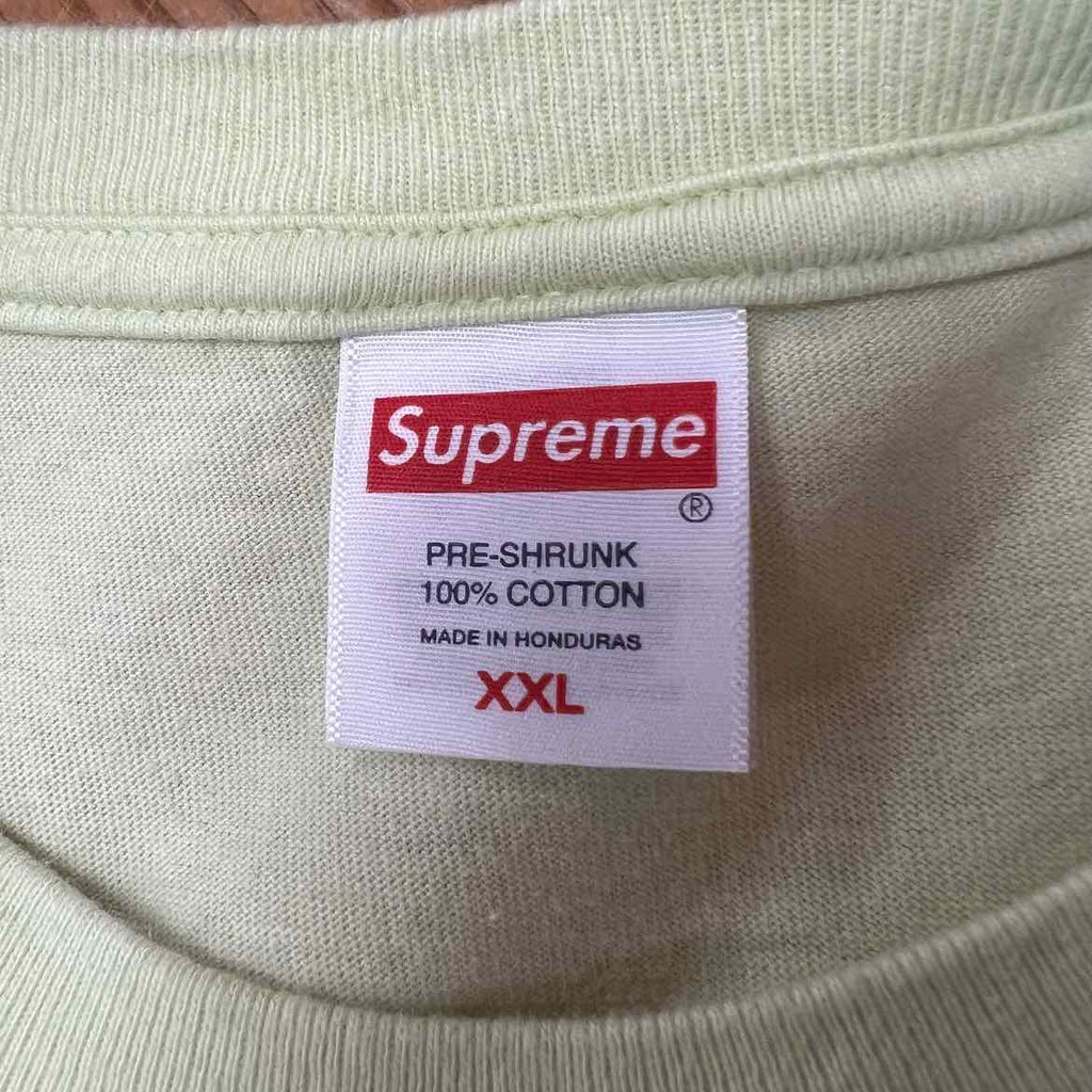 Supreme T-Shirt "TYLER THE CREATOR" Pale Mint Used Size 2XL