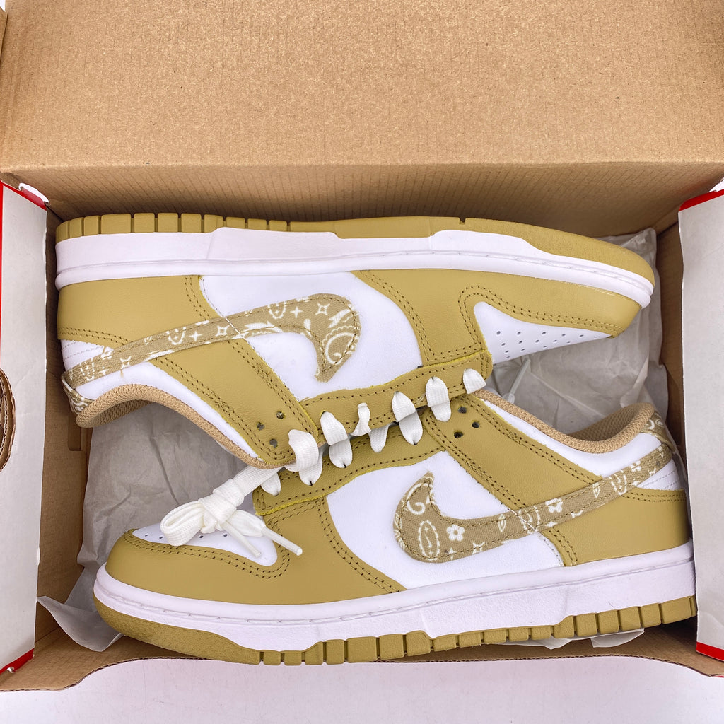 Nike (W) Dunk Low "Paisley Pack Barley" 2022 New Size 6.5W