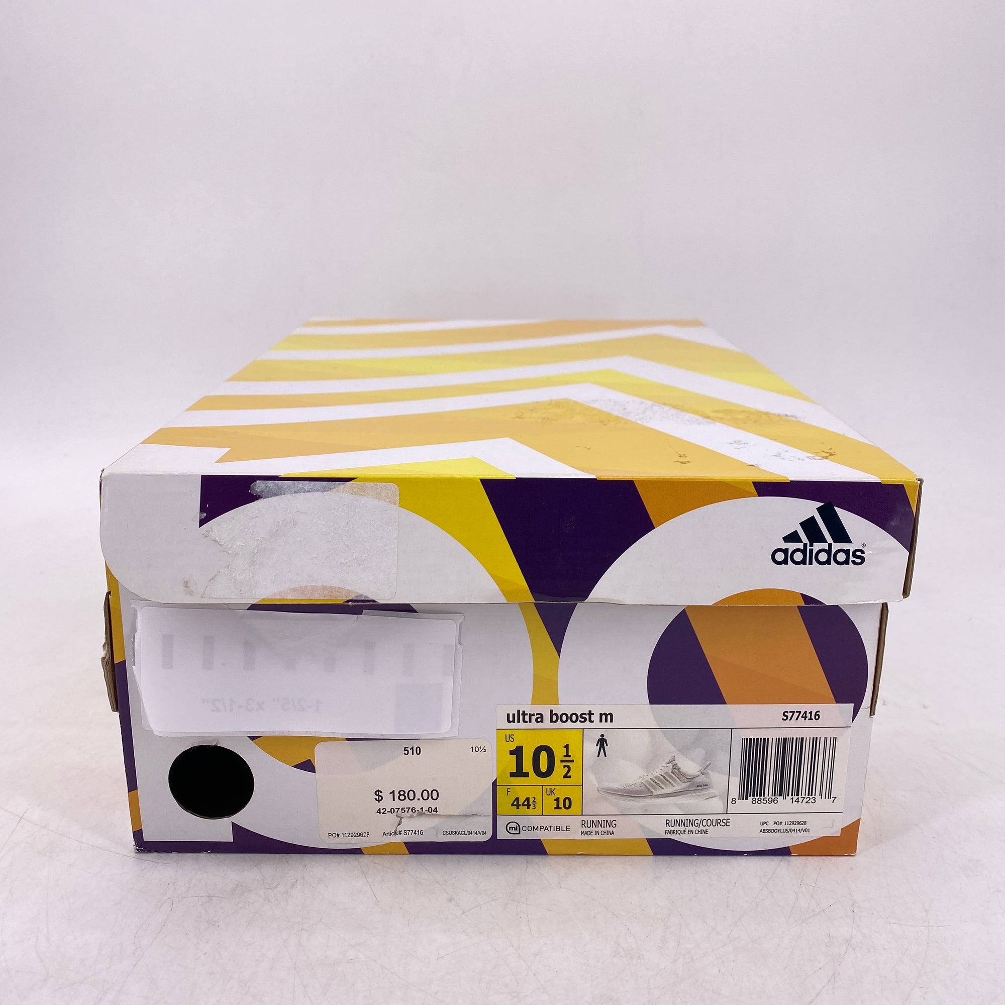 Adidas Ultra Boost 1.0 &quot;Core White&quot; 2015 New Size 10.5