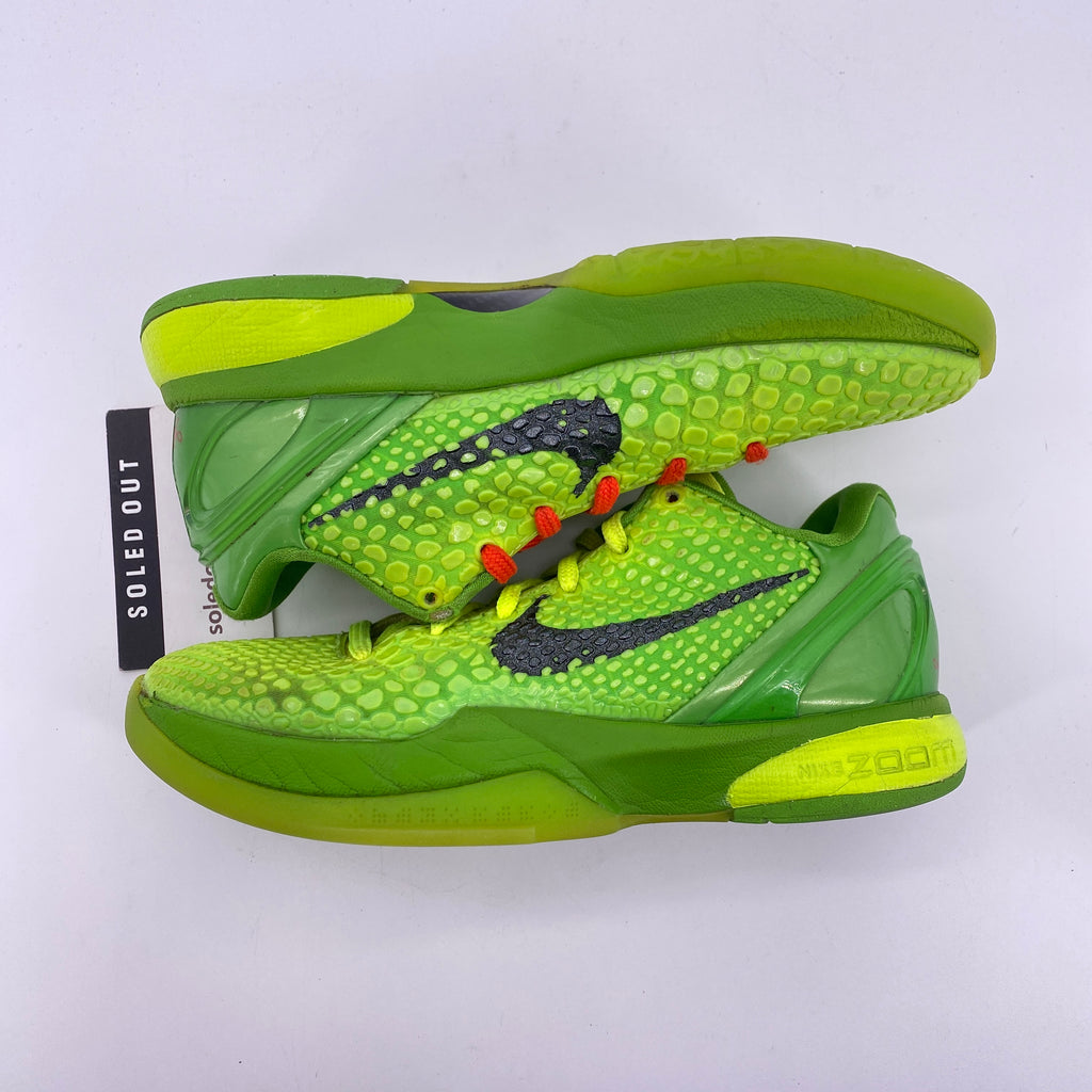Nike Kobe 6 Protro "Grinch" 2020 Used Size 4