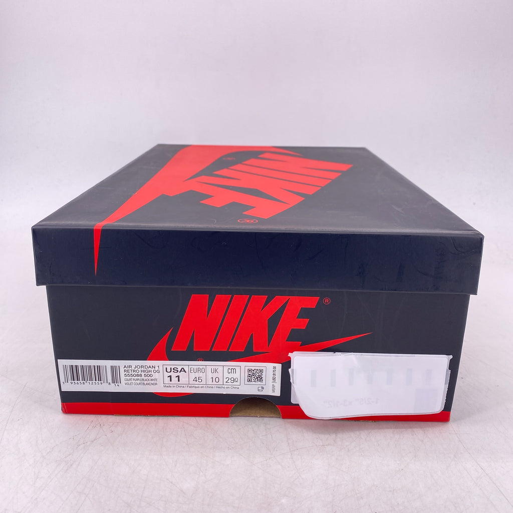 Air Jordan 1 Retro High OG "Court Purple 2.0" 2020 New Size 11