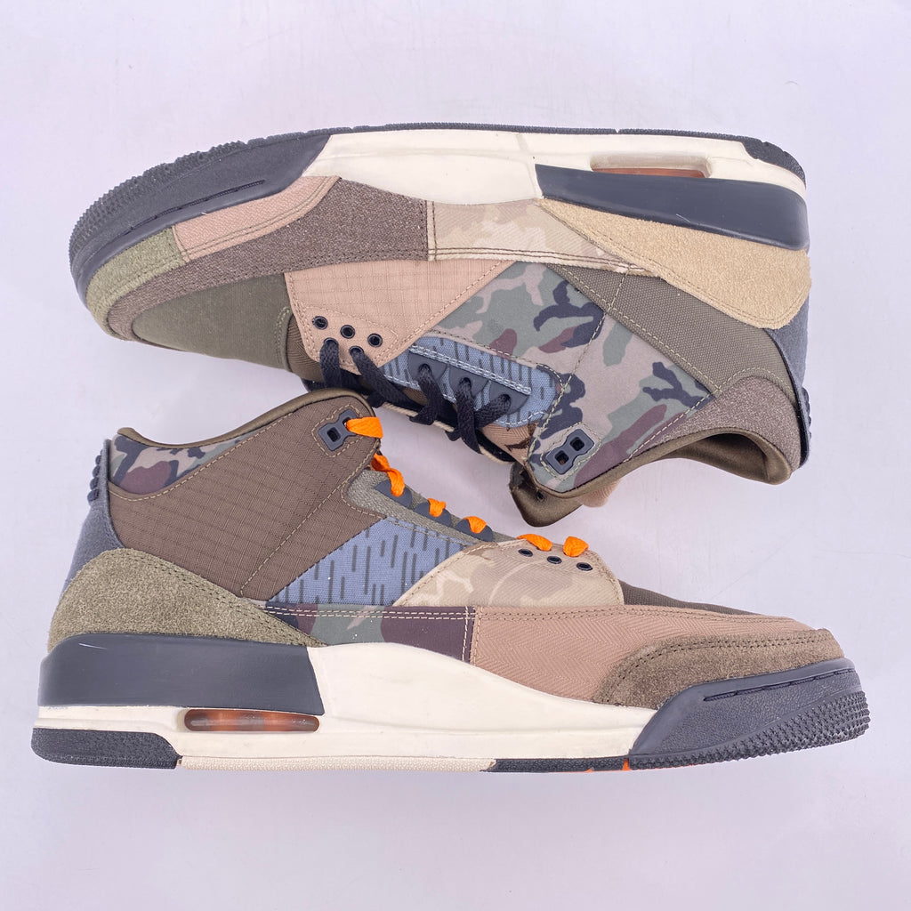 Air Jordan 3 Retro "Patchwork Camo" 2021 Used Size 12