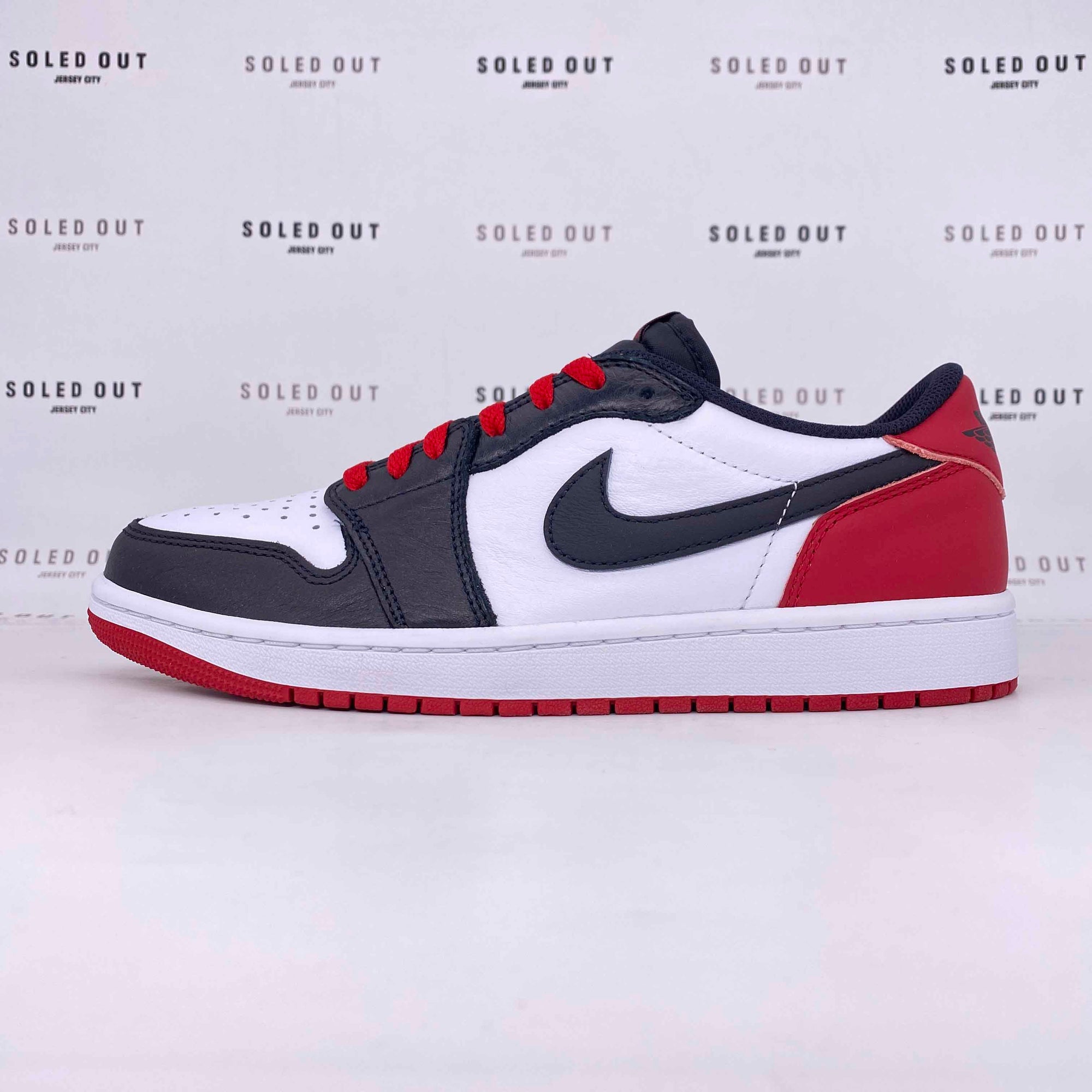 Air Jordan 1 Retro Low &quot;Black Toe&quot; 2023 New Size 8.5