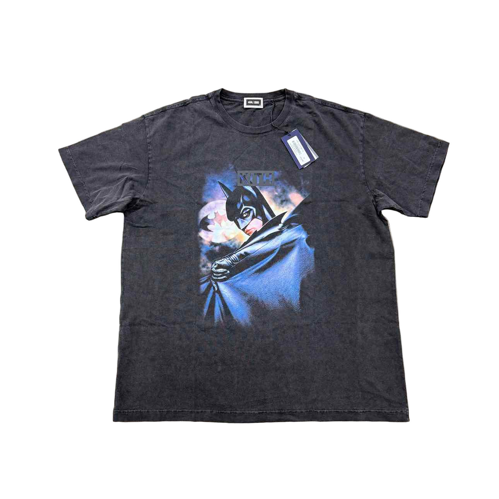 Kith T-Shirt "BATMAN FOREVER" Black New Size XL