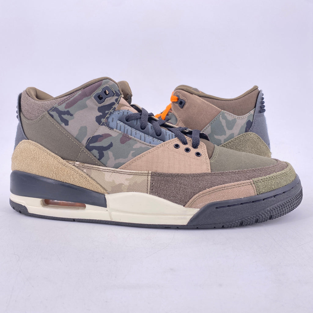 Air Jordan 3 Retro "Patchwork Camo" 2021 Used Size 12