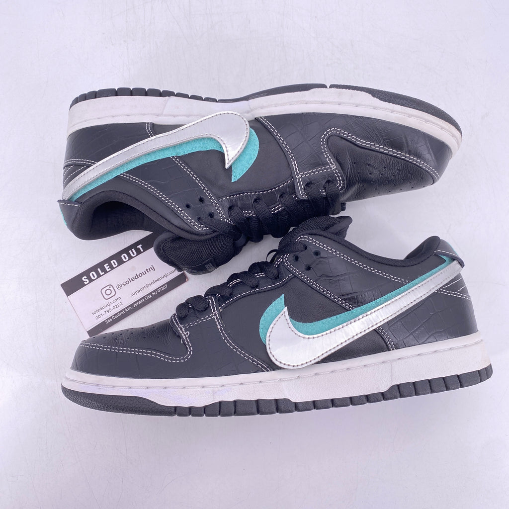 Nike SB Dunk Low "Black Diamond" 2018 Used Size 9