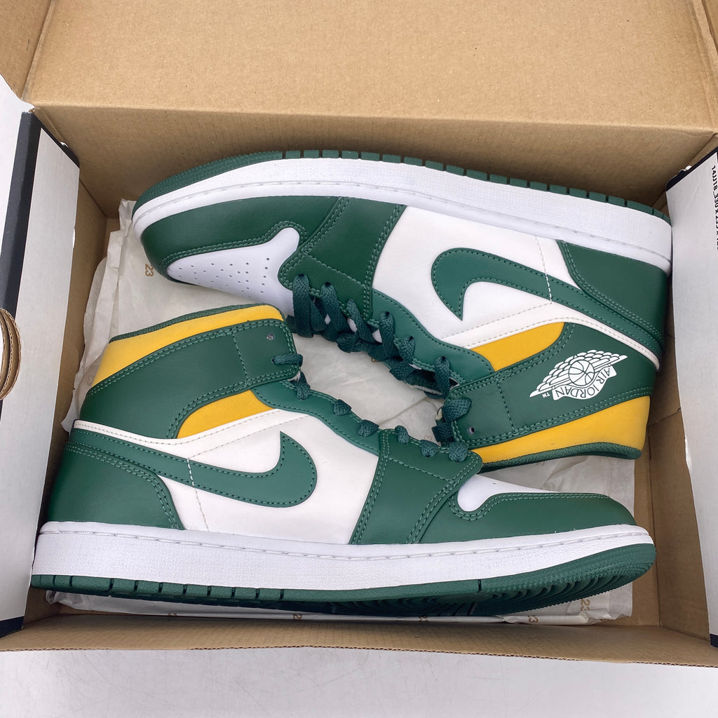 Air Jordan 1 Mid "Sonics" 2021 New Size 10