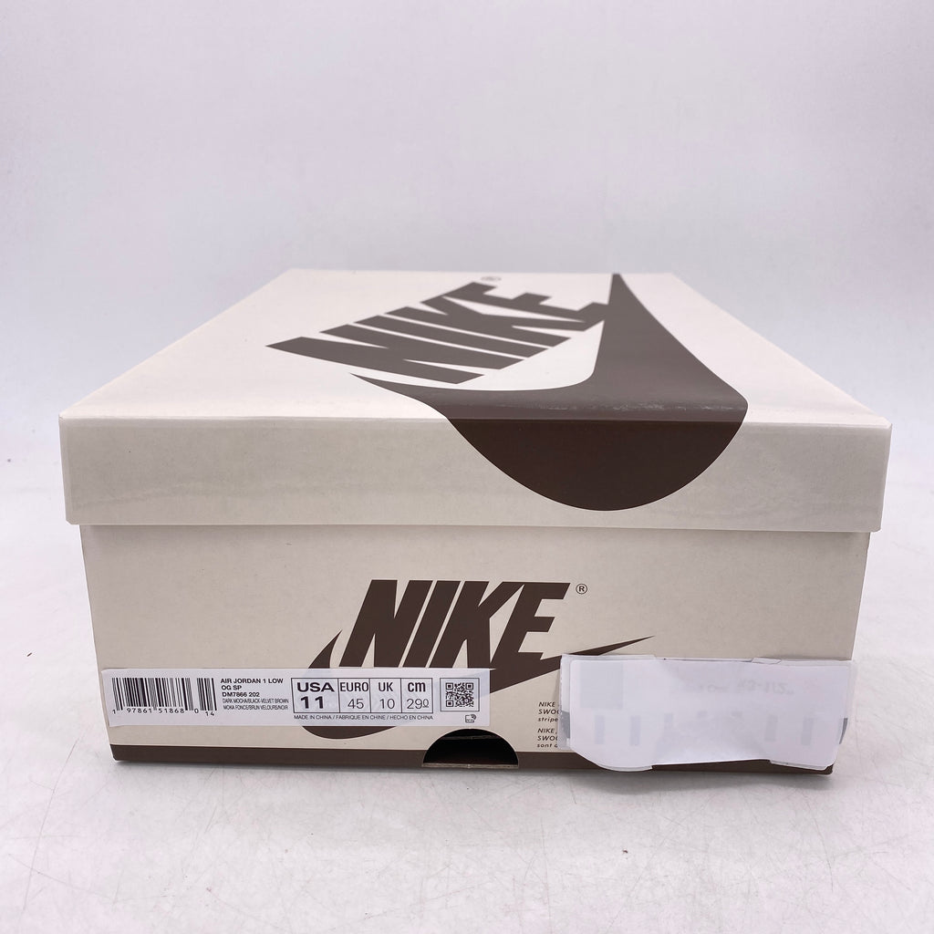 Air Jordan 1 Retro Low "Velvet Brown" 2024 New Size 11