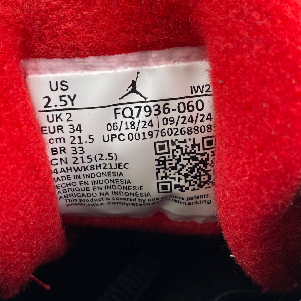Air Jordan (PS) 4 RM "Bred" 2024 New Size 2.5Y