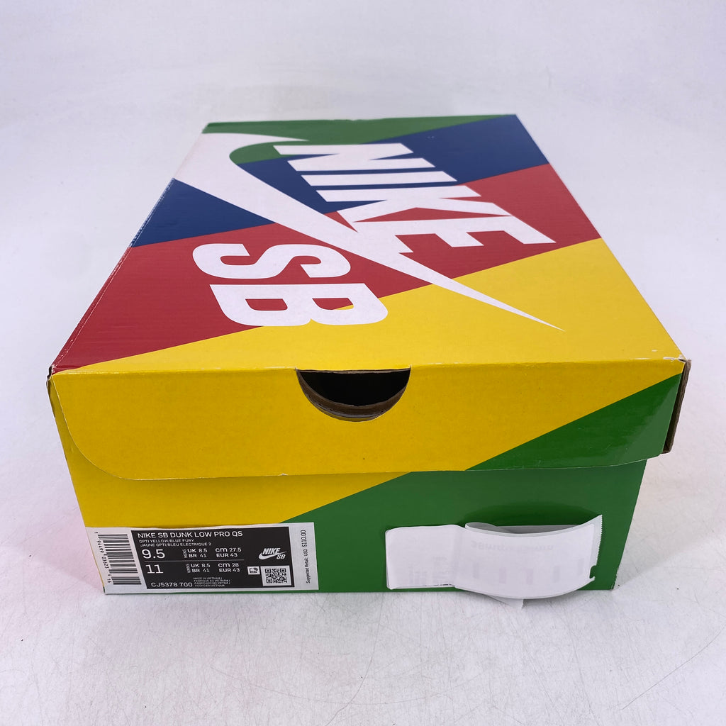 Nike SB Dunk Low "Grateful Dead Yellow" 2020 New Size 9.5