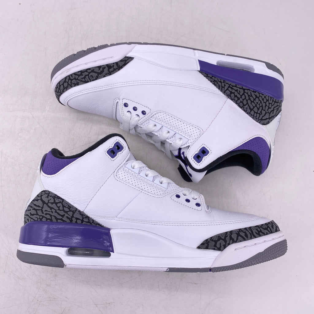 Air Jordan 3 Retro "Dark Iris" 2022 Used Size 9.5